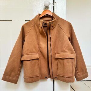 Banana Republic — Women's Brushed Short Jacket — Camel — Size XS Petite